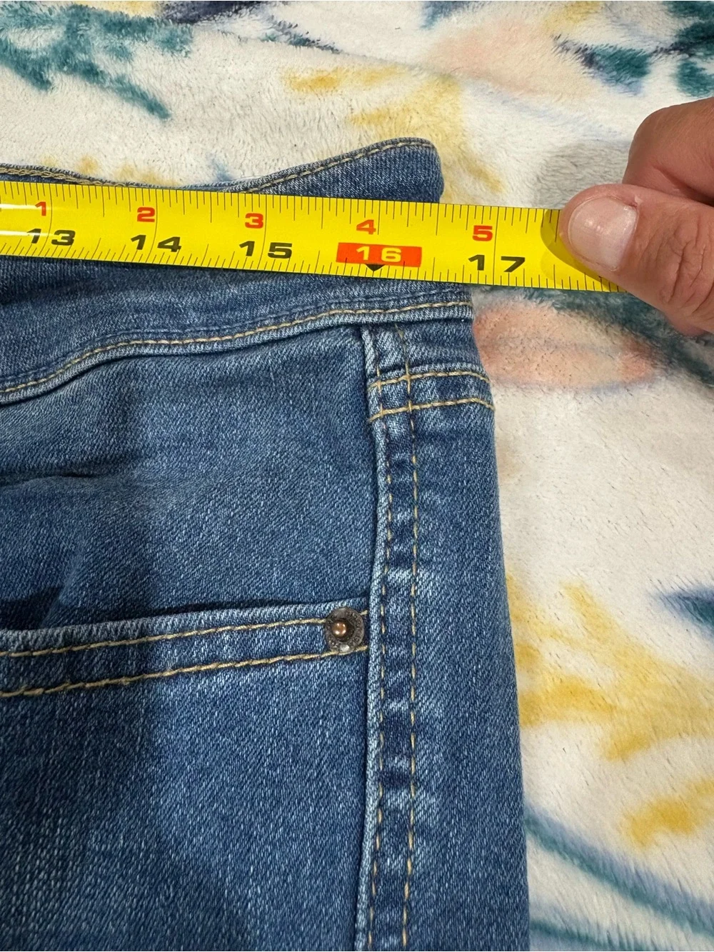 For The Republic Distressed Skinny Jeans Fray Hem Slit Size 12/30 Medium Wash